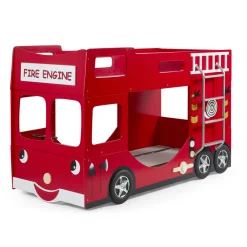 LUCEVI Carbeds Fire Truck kinder stapelbed< Peuterbedden