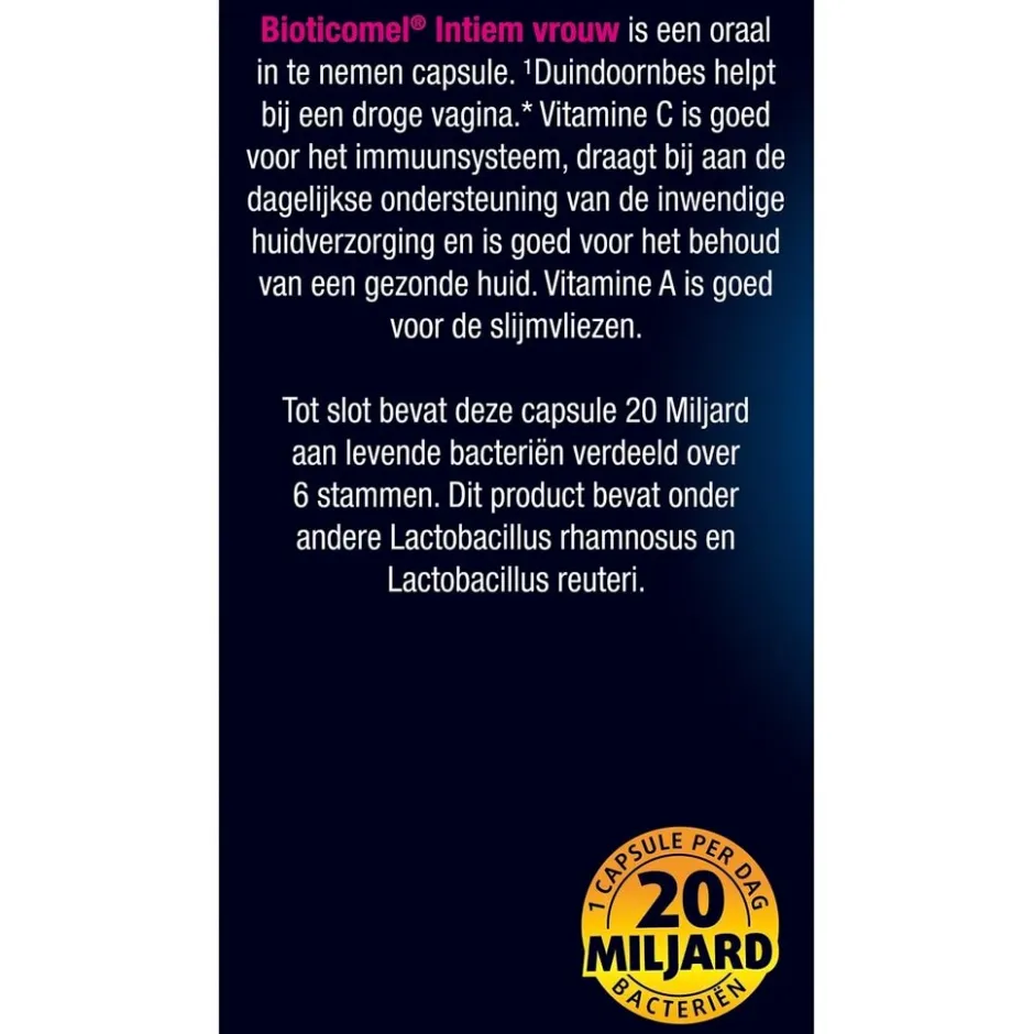Lucovitaal Bioticomel Intieme Zone Vrouw Capsules< Overige Supplementen