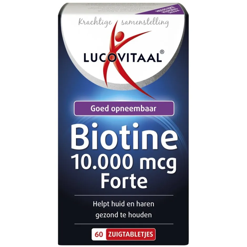 Biotine Forte 10.000mcg Zuigtabletten|Lucovitaal Online