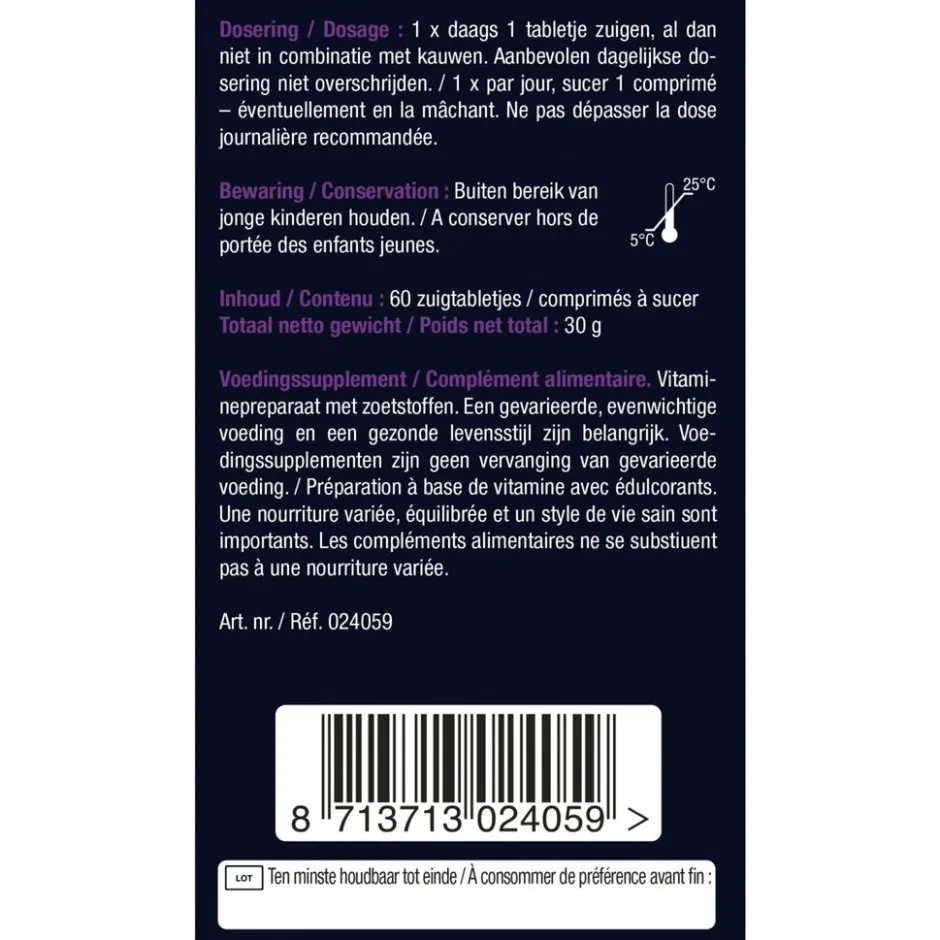 Biotine Forte 10.000mcg Zuigtabletten|Lucovitaal Online