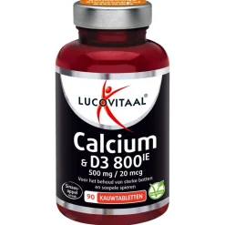 Lucovitaal Calcium & D3 800Ie Kauwtabletten< Mineralen|Botten En Spieren