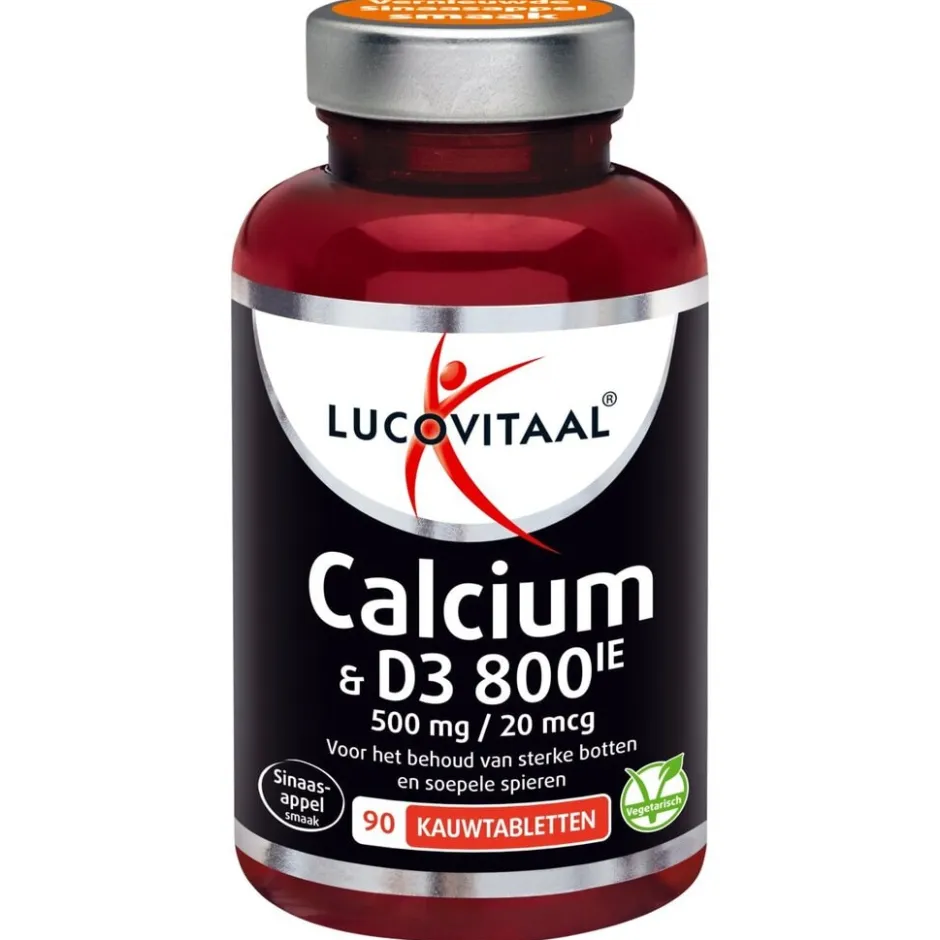 Lucovitaal Calcium & D3 800Ie Kauwtabletten< Mineralen|Botten En Spieren
