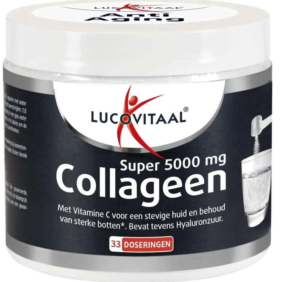 Lucovitaal Collageen Super 5000mg Doseringen< Collageensupplementen|Beautysupplementen