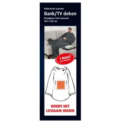 Lucovitaal Elektrische warmte Bank/TV deken< Warmteproducten