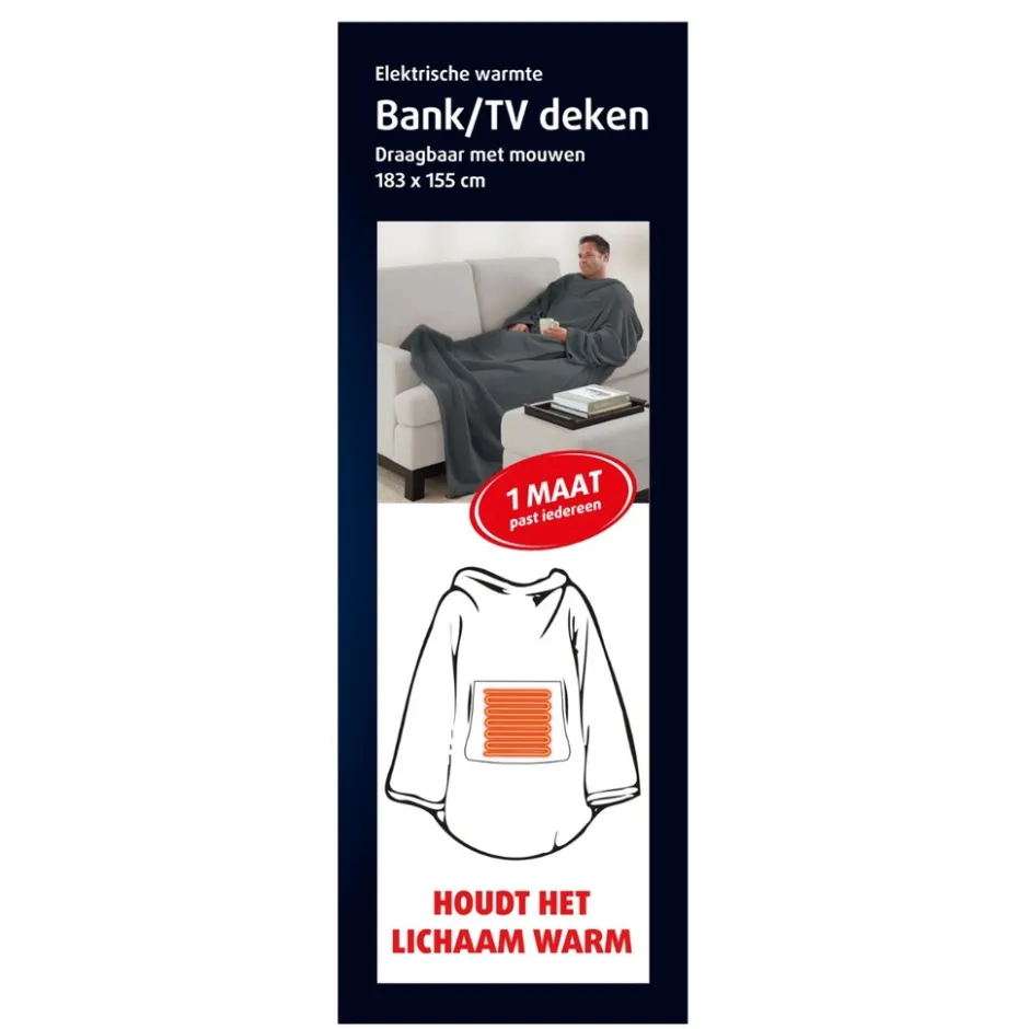 Lucovitaal Elektrische warmte Bank/TV deken< Warmteproducten