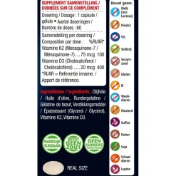 K2 75 Mcg + D3 20 Mcg Capsules|Lucovitaal Hot