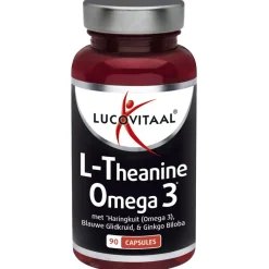 Lucovitaal L-Theanine Omega 3 Capsules< Omega 3|Overige Supplementen