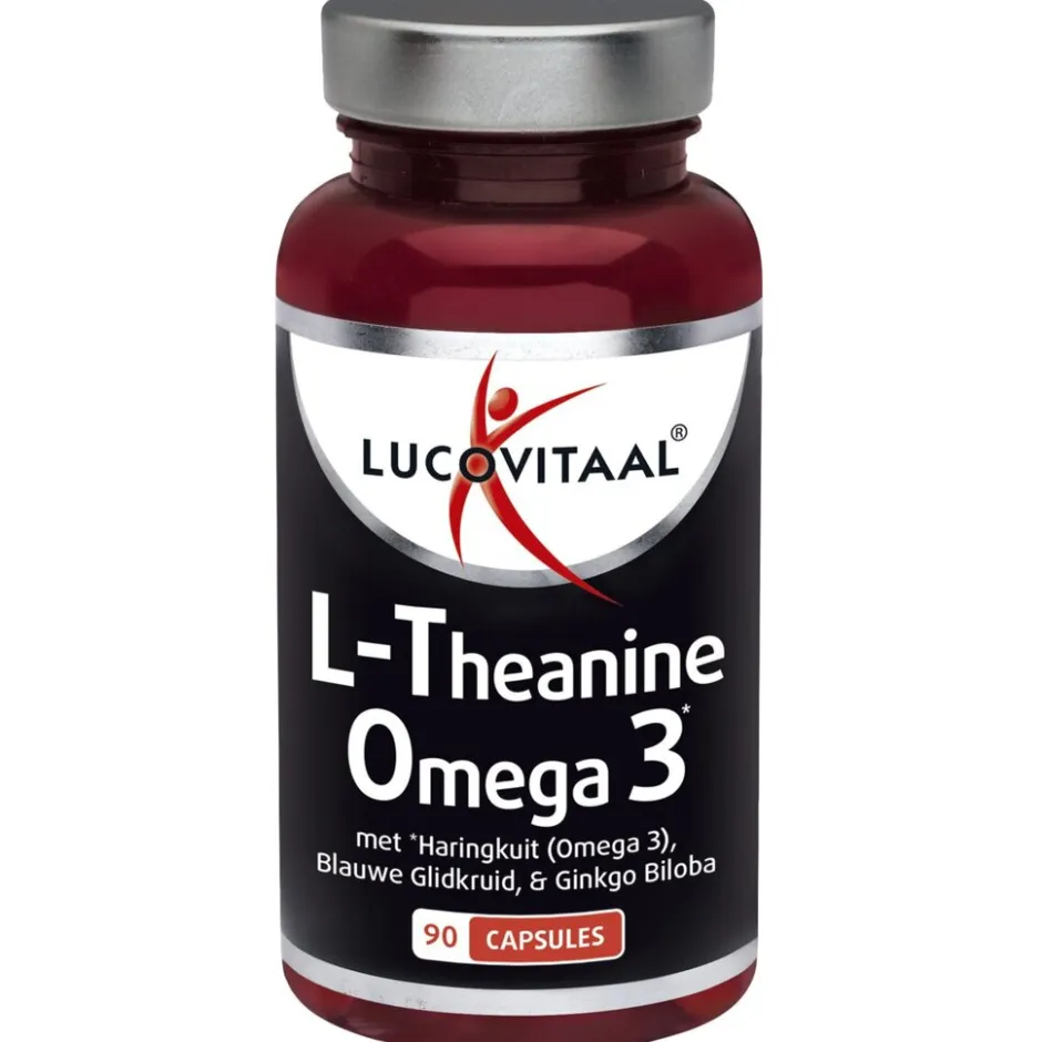 Lucovitaal L-Theanine Omega 3 Capsules< Omega 3|Overige Supplementen