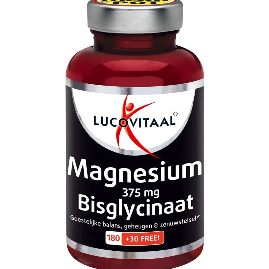 Magnesium 375mg Bisglycinaat Tabletten|Lucovitaal New