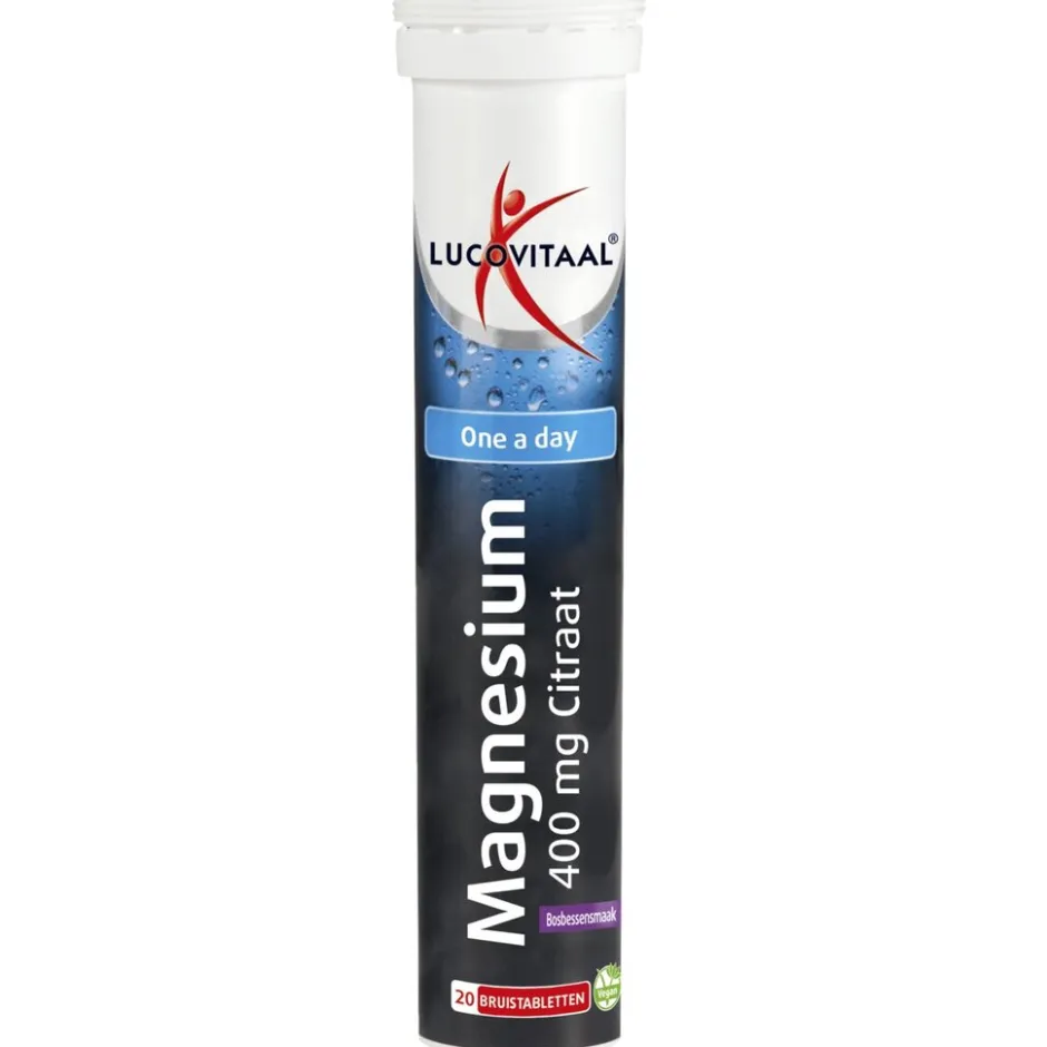 Magnesium 400mg Citraat Bruistabletten|Lucovitaal Best