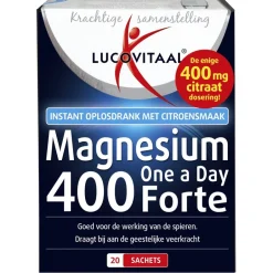 Magnesium 400mg Forte Sachets|Lucovitaal New