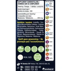Lucovitaal Melatonine 299Mcg Time Released Tabletten< Melatonine