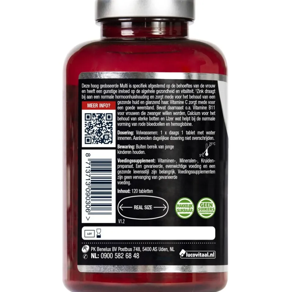 Multi+ Compleet Vrouw Tabletten|Lucovitaal Outlet