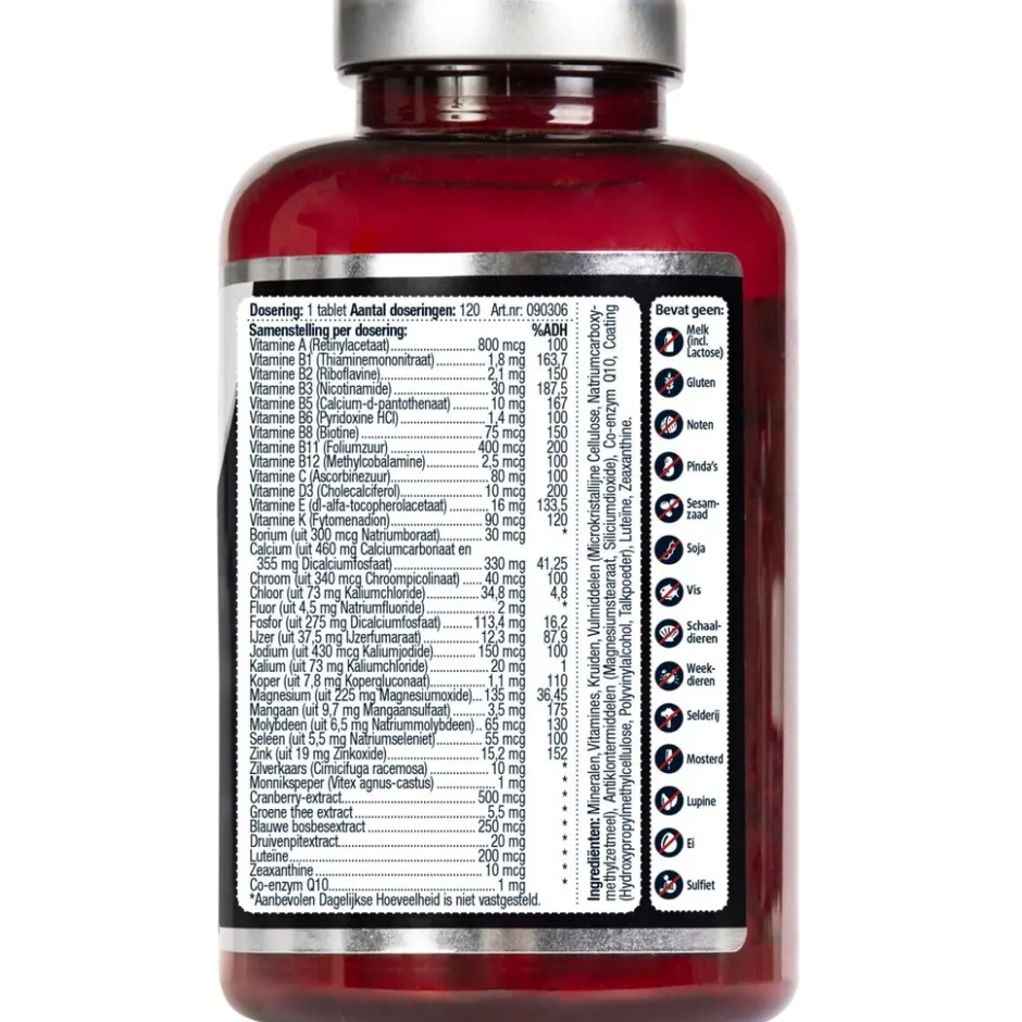 Multi+ Compleet Vrouw Tabletten|Lucovitaal Outlet