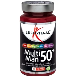 Lucovitaal Multi Man 50+ Compleet Tabletten< Weerstand En Energie|Vitamines