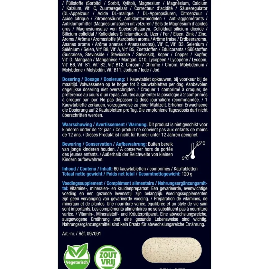 Lucovitaal Multi+ Weerstand Kauwtabletten< Weerstand En Energie|Vitamines