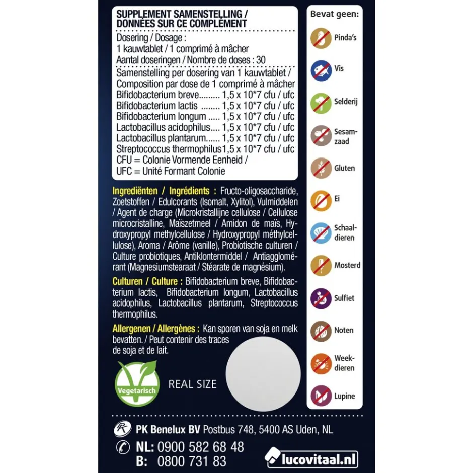 Probiotica Mix Van Zes Bacteriële Stammen|Lucovitaal Sale