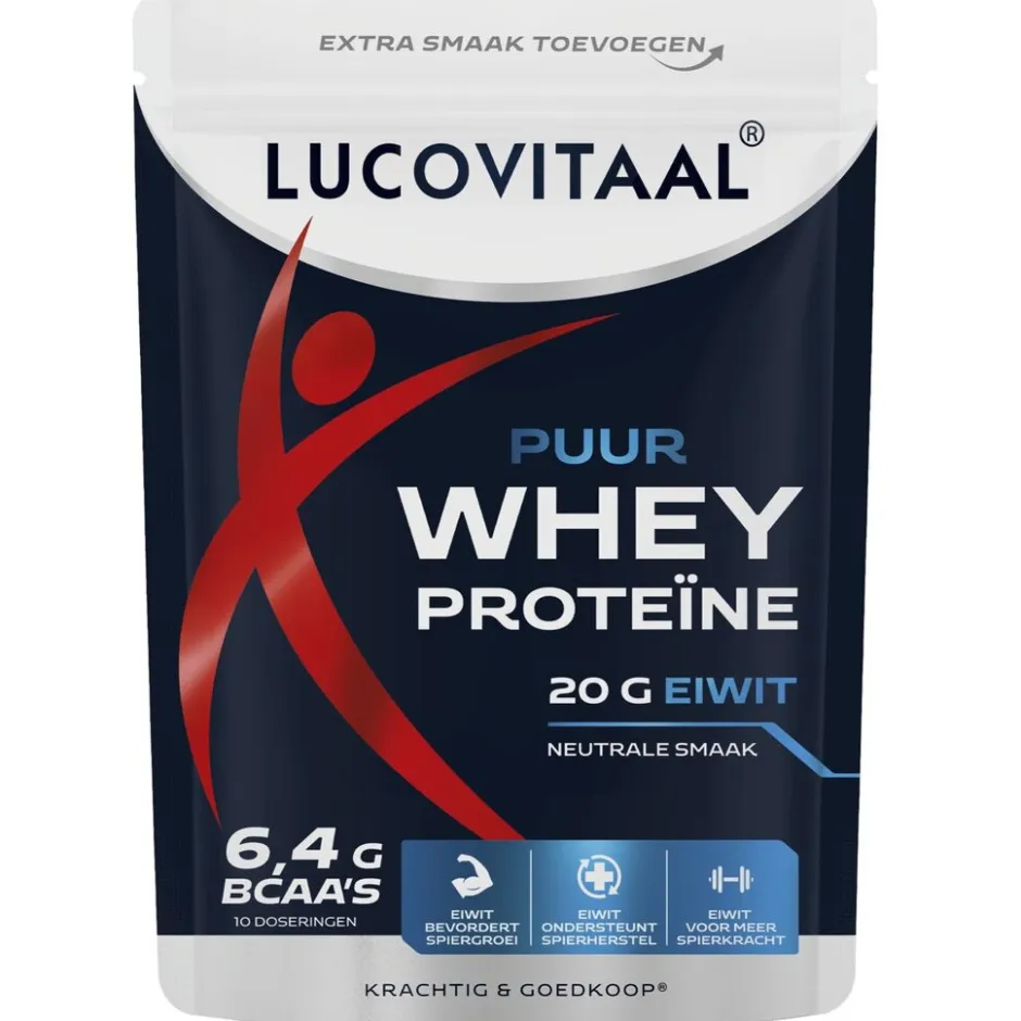 Puur Whey Proteïnepoeder|Lucovitaal
