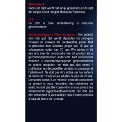 Rode Gist Rijst & Co-enzym Q10 Tabletten|Lucovitaal Online