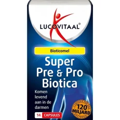 Lucovitaal Super Pre & Probiotica Capsules< Bacteriestammen