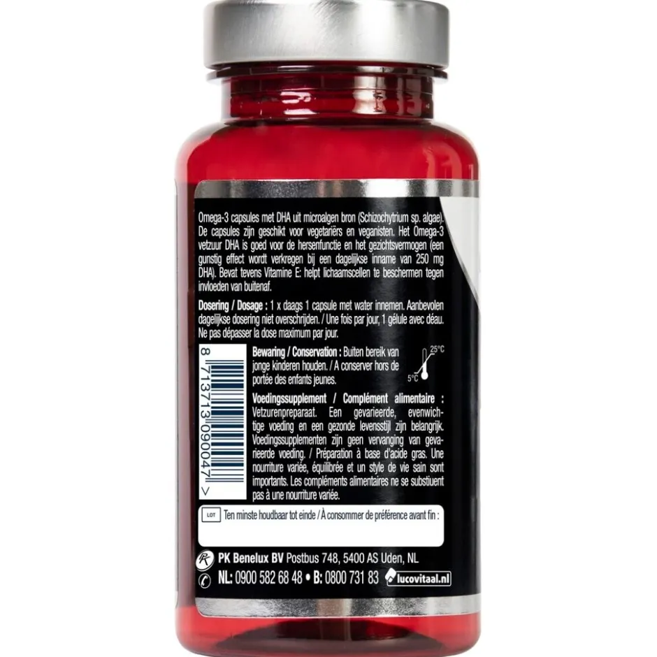 Lucovitaal Vegan Omega-3 Microalgen Capsules< Omega 3|Hart En/Of Bloedvaten