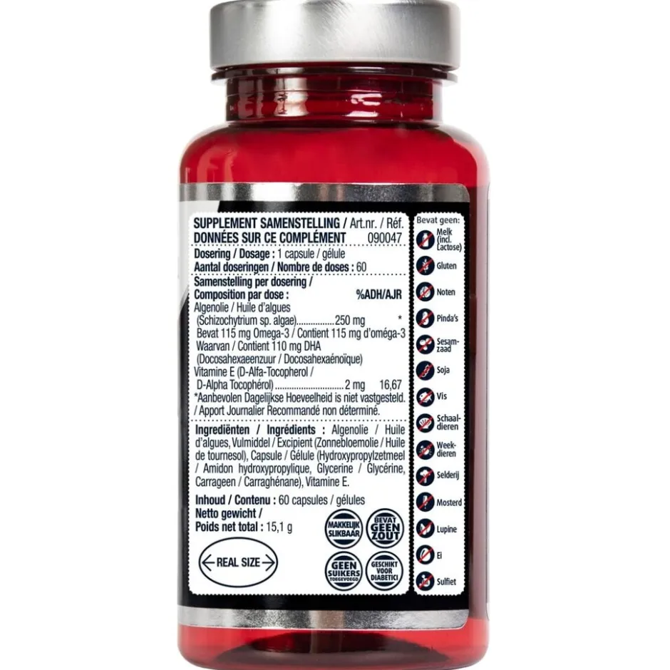 Lucovitaal Vegan Omega-3 Microalgen Capsules< Omega 3|Hart En/Of Bloedvaten
