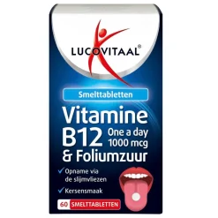 Lucovitaal Vitamine B12 & Foliumzuur Tabletten< Foliumzuur|Vitamines