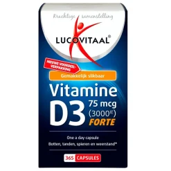 Lucovitaal Vitamine D3 75mcg Capsules< Botten En Spieren|Vitamines