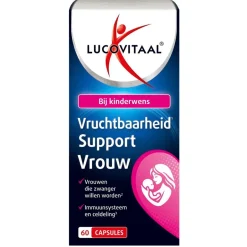 Lucovitaal Vruchtbaarheid Support Vrouw Capsules< Zwangerschapssupplementen