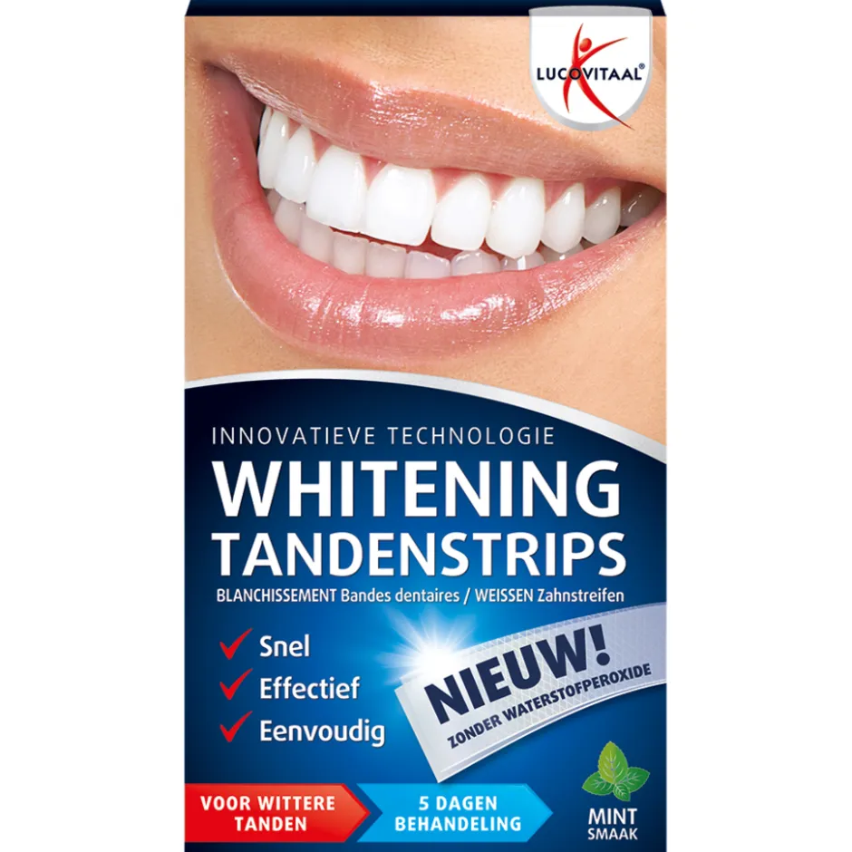 Lucovitaal Whitening Tandenstrips set strips< Whitening Producten