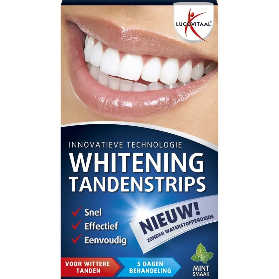 Lucovitaal Whitening Tandenstrips set strips< Whitening Producten