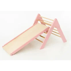 Luna Toys Houten Klimrek met Glijbaan< Speeltoestellen|Houten Klimrekken