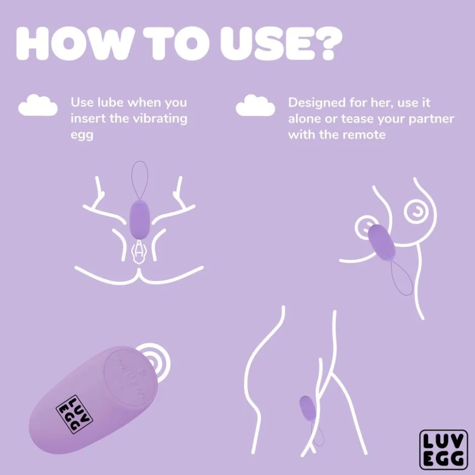 XL Vibrerend Ei|LUV EGG Hot