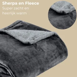 Luvego Elektrische Bovendeken Fleece Warmte deken< Slapen|Warmteproducten