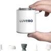 Luvego luchtbed pomp MINI PUMP - Oplaadbare luchtbedpomp - 400LM lantaarn - 3-in-1< Buiten En Vrije Tijd