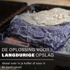 Vacuümzakken voor kleding en dekbedden Extra grote vacuümzakken|Luvego