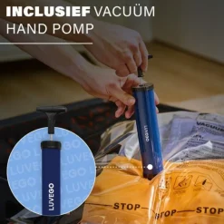 Vacuumzakken Kleding & Dekbedden 23 Stuks / 5 Maten Reiszakken Vacuum Opbergzakken|Luvego Sale