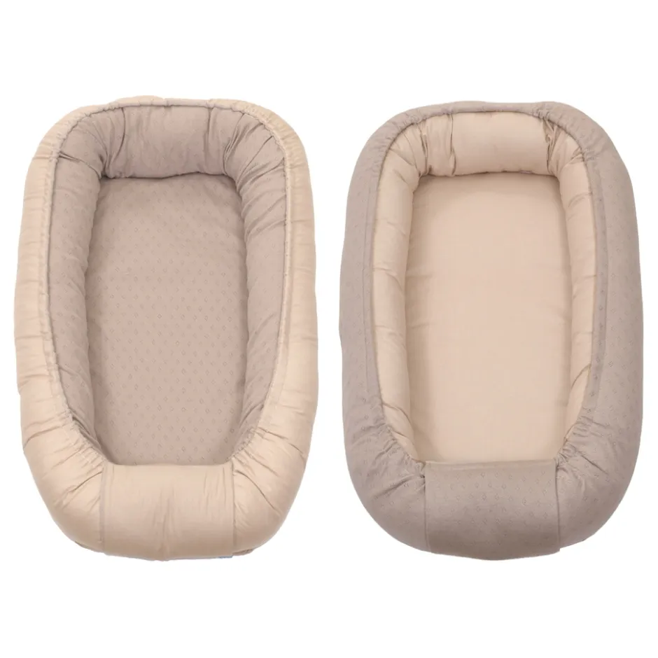 MamaLoes Amy Ajour Nougat Omkeerbaar Babynest< Babynestjes