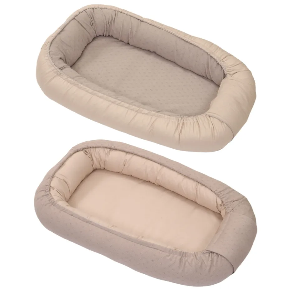 MamaLoes Amy Ajour Nougat Omkeerbaar Babynest< Babynestjes