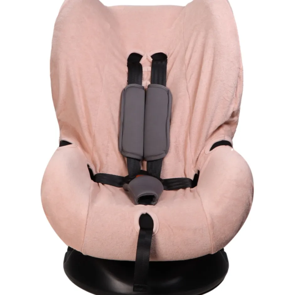 Badstof Light Pink Groep 1+ Autostoelhoes|MamaLoes Hot