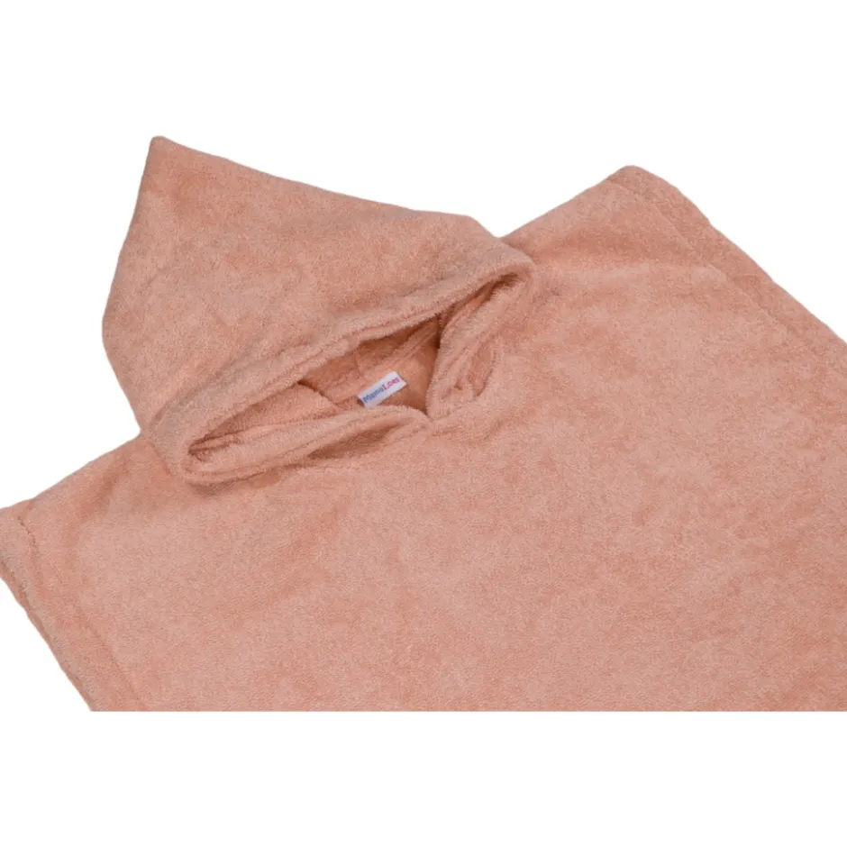 MamaLoes Badstof Light Pink Baby Poncho< Badcapes En Badjassen