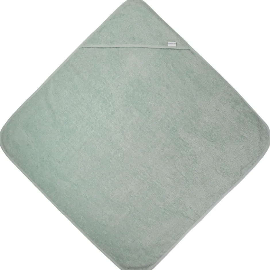 MamaLoes Badstof Stone Green Badcape< Badcapes En Badjassen
