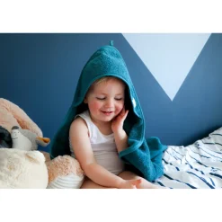 MamaLoes Badstof Stone Green Badcape< Badcapes En Badjassen