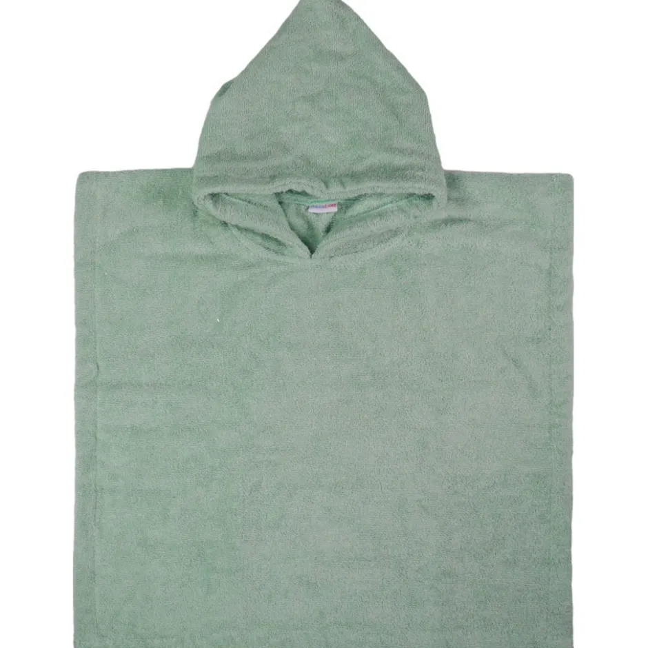 Badstof Stone Green Baby Poncho|MamaLoes Clearance