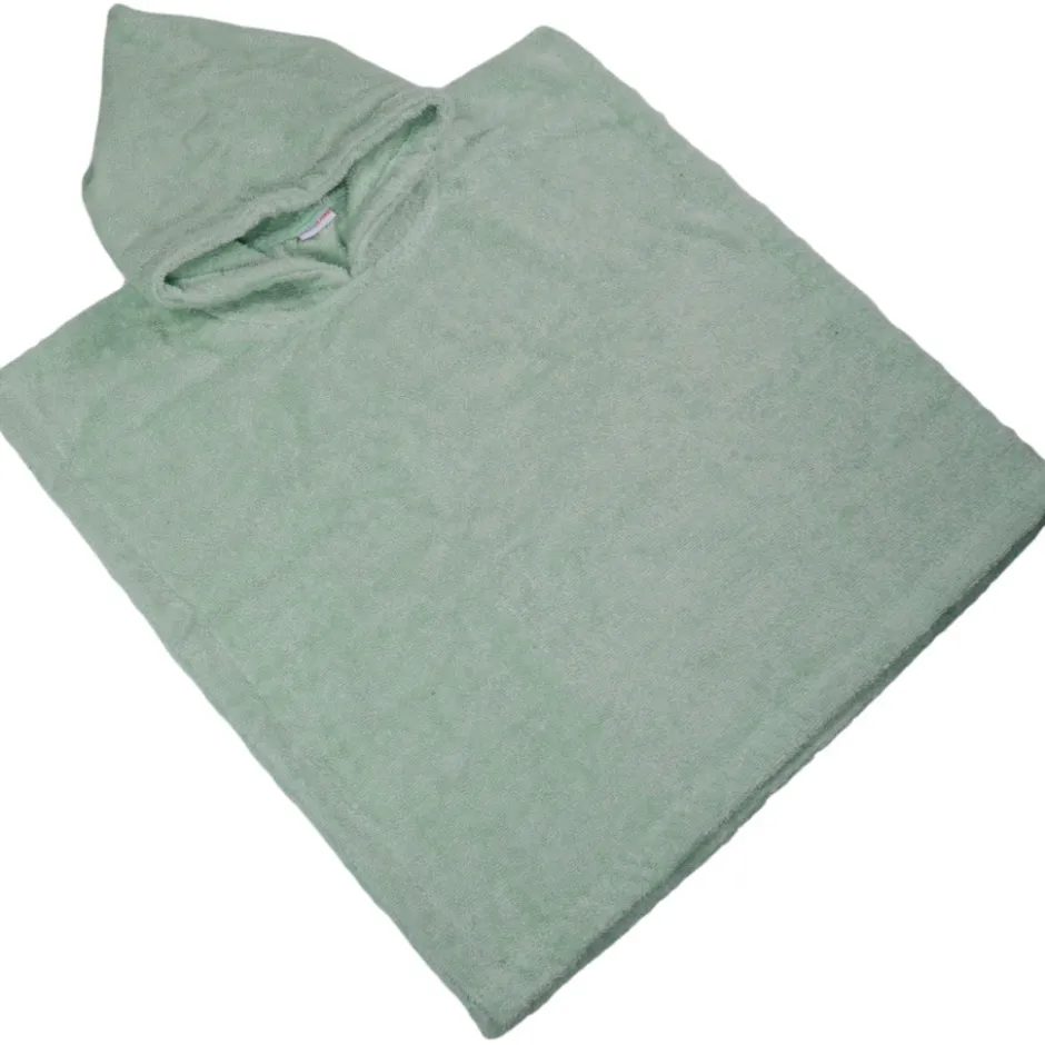 Badstof Stone Green Baby Poncho|MamaLoes Clearance
