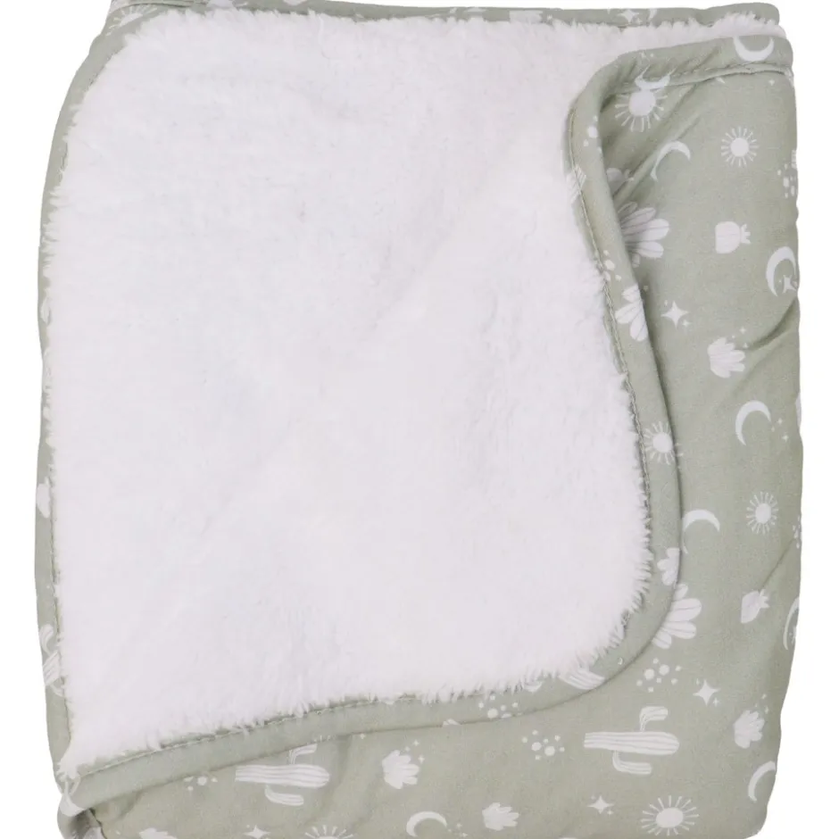 MamaLoes Cactus Fleece 70x90cm Babydeken< Baby Beddengoed