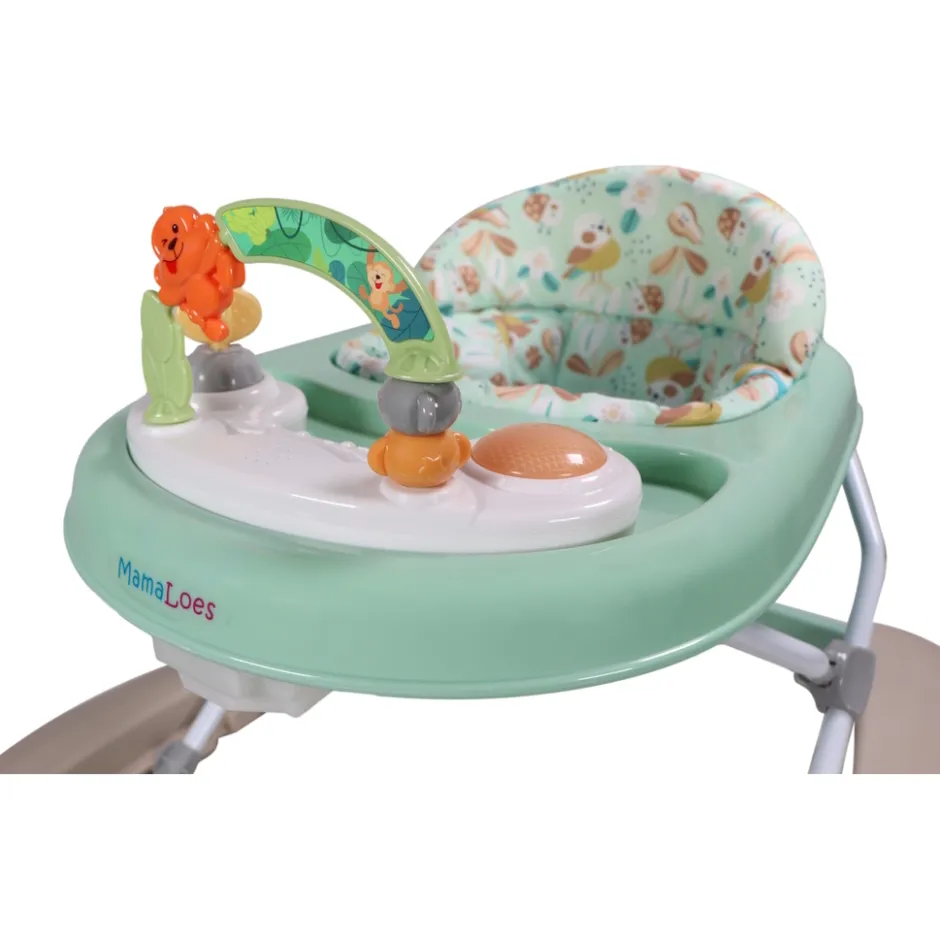 Evi Stone Green Loopstoel|MamaLoes