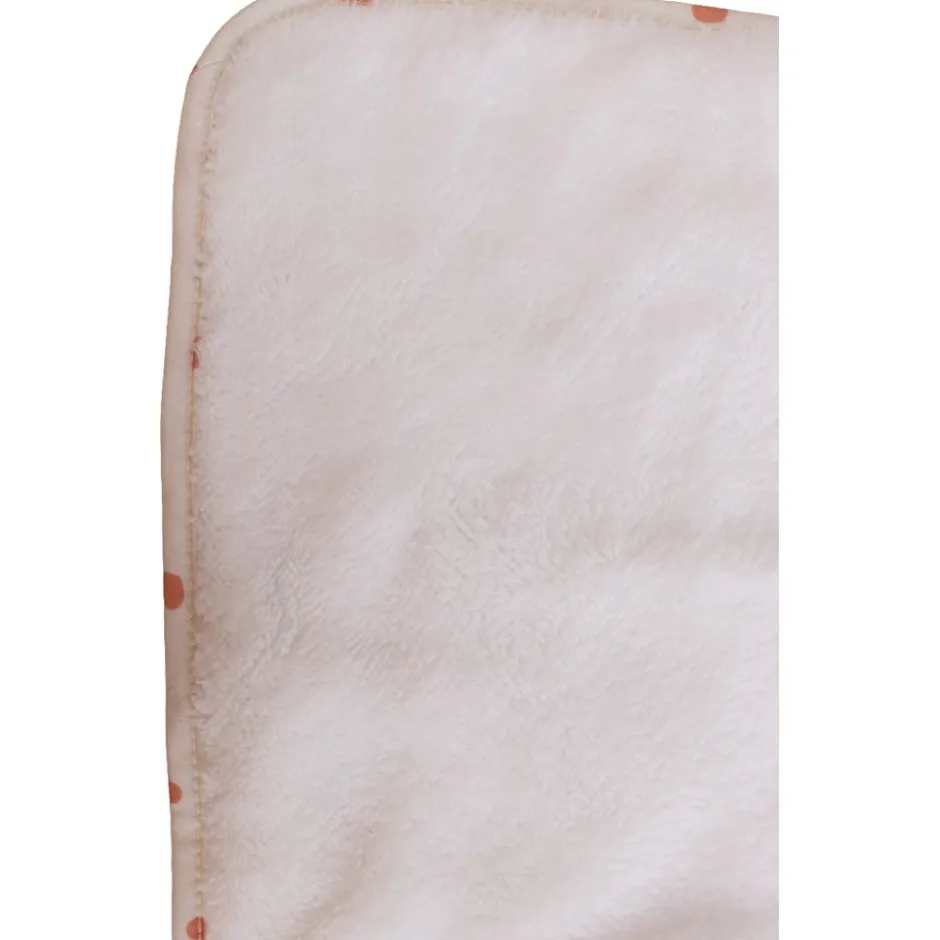 MamaLoes Hartjes Fleece 70x90cm Babydeken< Baby Beddengoed