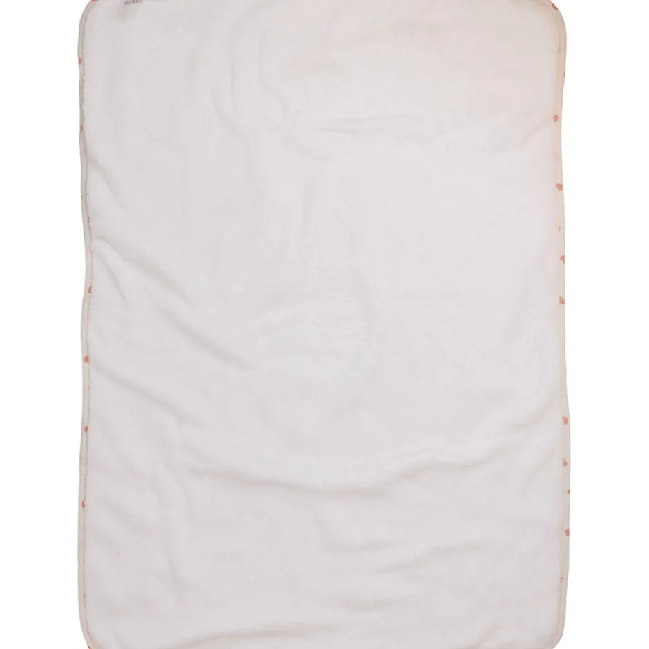 MamaLoes Hartjes Fleece 70x90cm Babydeken< Baby Beddengoed