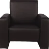 Jamie Zwart Leren Kinderfauteuil|MamaLoes